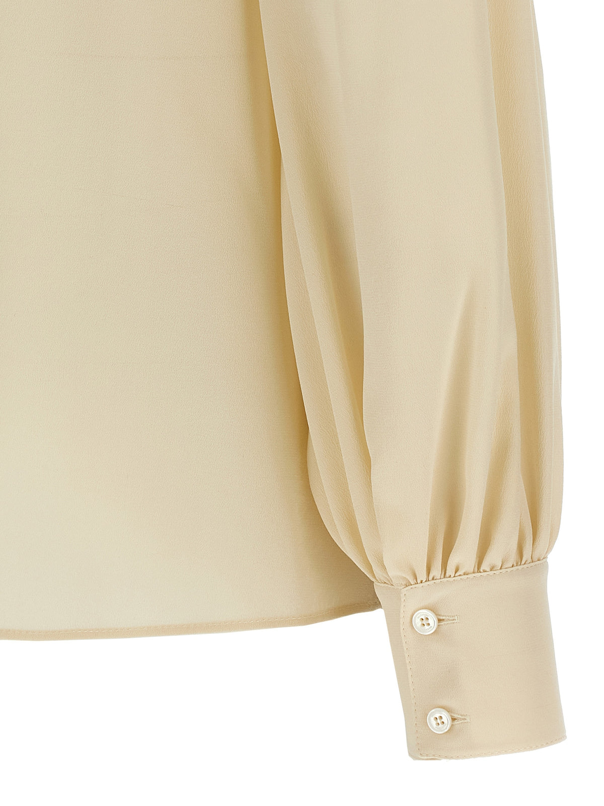 Valentino Garavani Beige Silk Blouse - Timeless Elegance