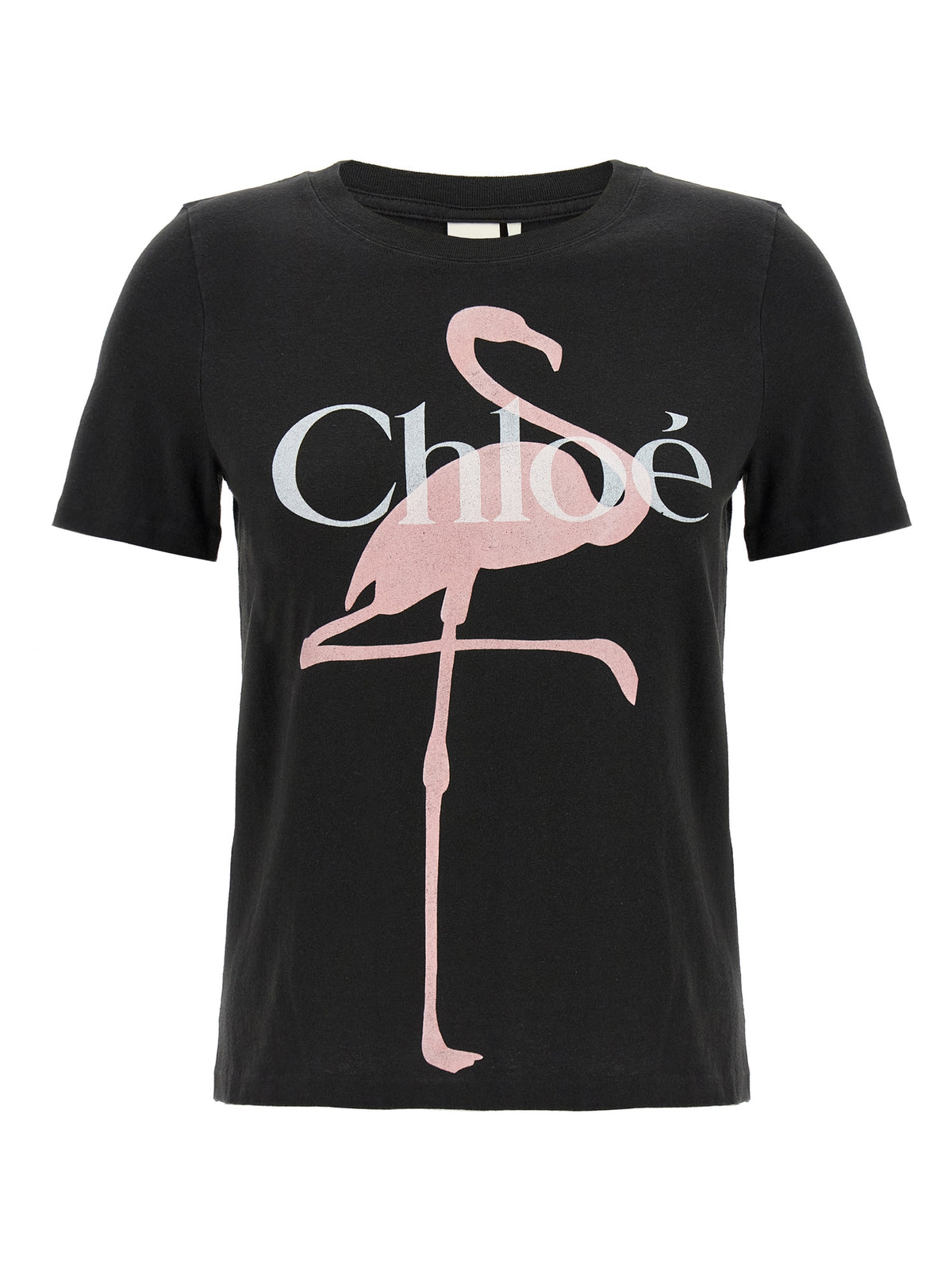 Chloé Black Cotton T-Shirt - Stylish and Comfortable