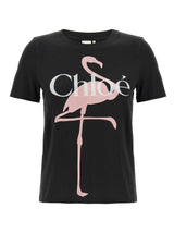 Chloé Black Cotton T-Shirt - Stylish and Comfortable