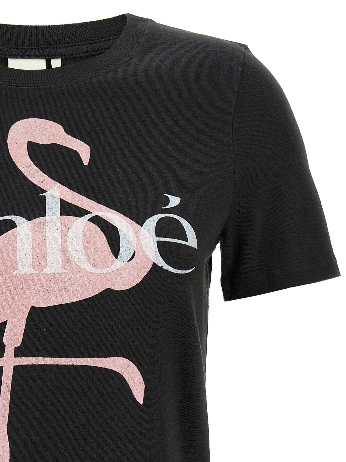 Chloé Black Cotton T-Shirt - Stylish and Comfortable