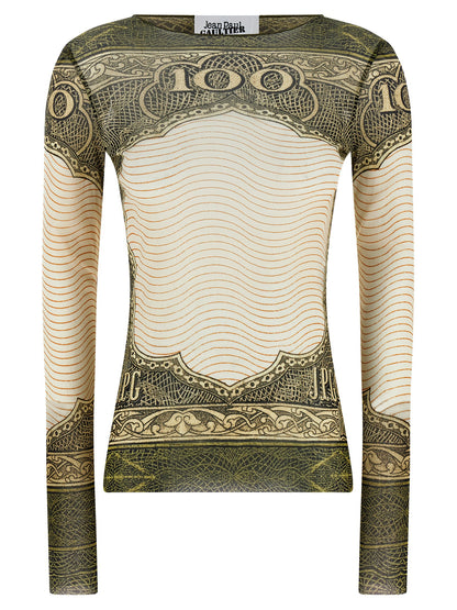 Jean Paul Gaultier Multicolor Polyamide Long Sleeve T-Shirt