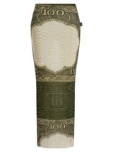Mini-jupe Jean Paul Gaultier multicolore en polyamide