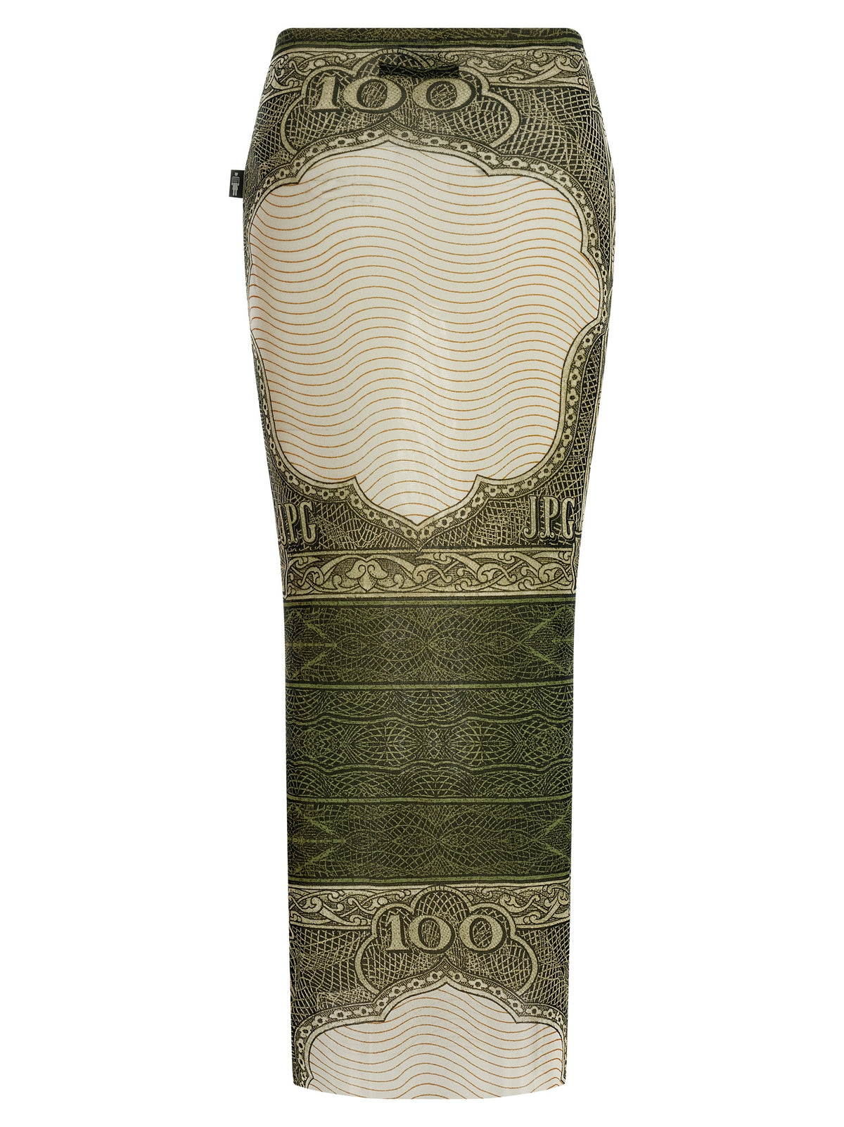 Mini-jupe Jean Paul Gaultier multicolore en polyamide