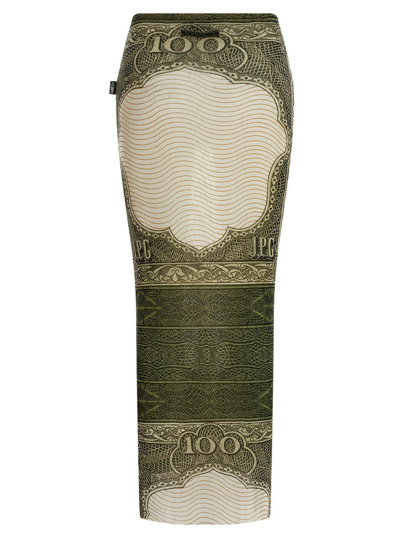 Mini-jupe Jean Paul Gaultier multicolore en polyamide