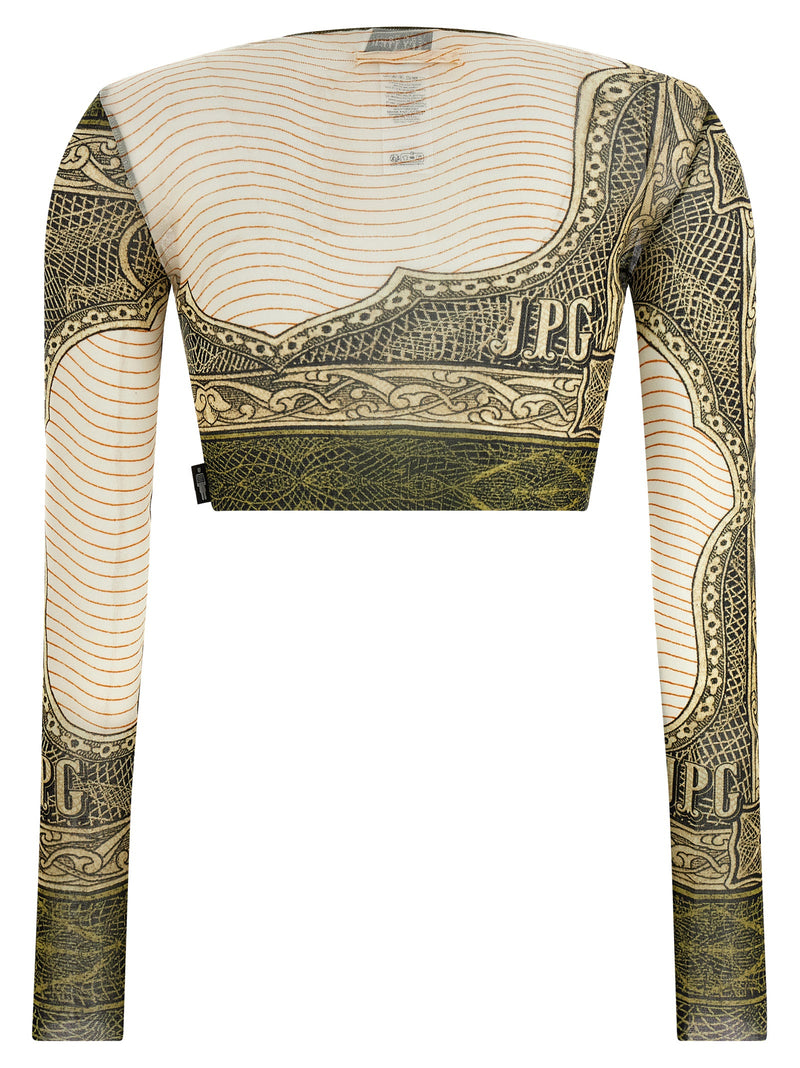 Jean Paul Gaultier Multicolor Polyamide Long Sleeve T-Shirt