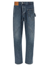 Jean en denim de coton bleu J.W.Anderson
