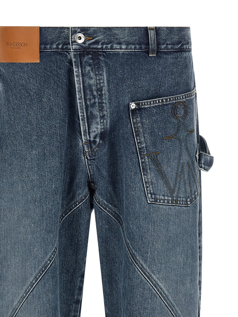 Jean en denim de coton bleu J.W.Anderson