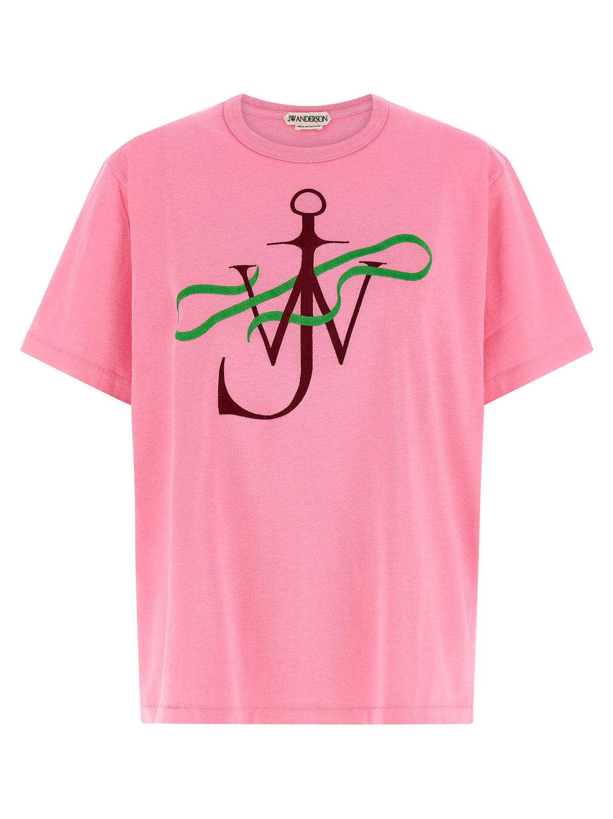 T-Shirt en Coton Multicolore J.W.Anderson avec Broderie