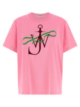 T-Shirt en Coton Multicolore J.W.Anderson avec Broderie