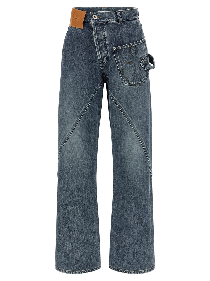 Jean en denim de coton bleu J.W.Anderson