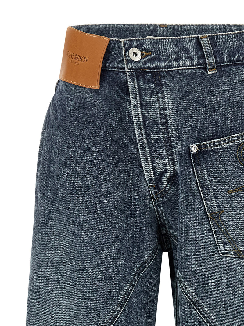 Jean en denim de coton bleu J.W.Anderson