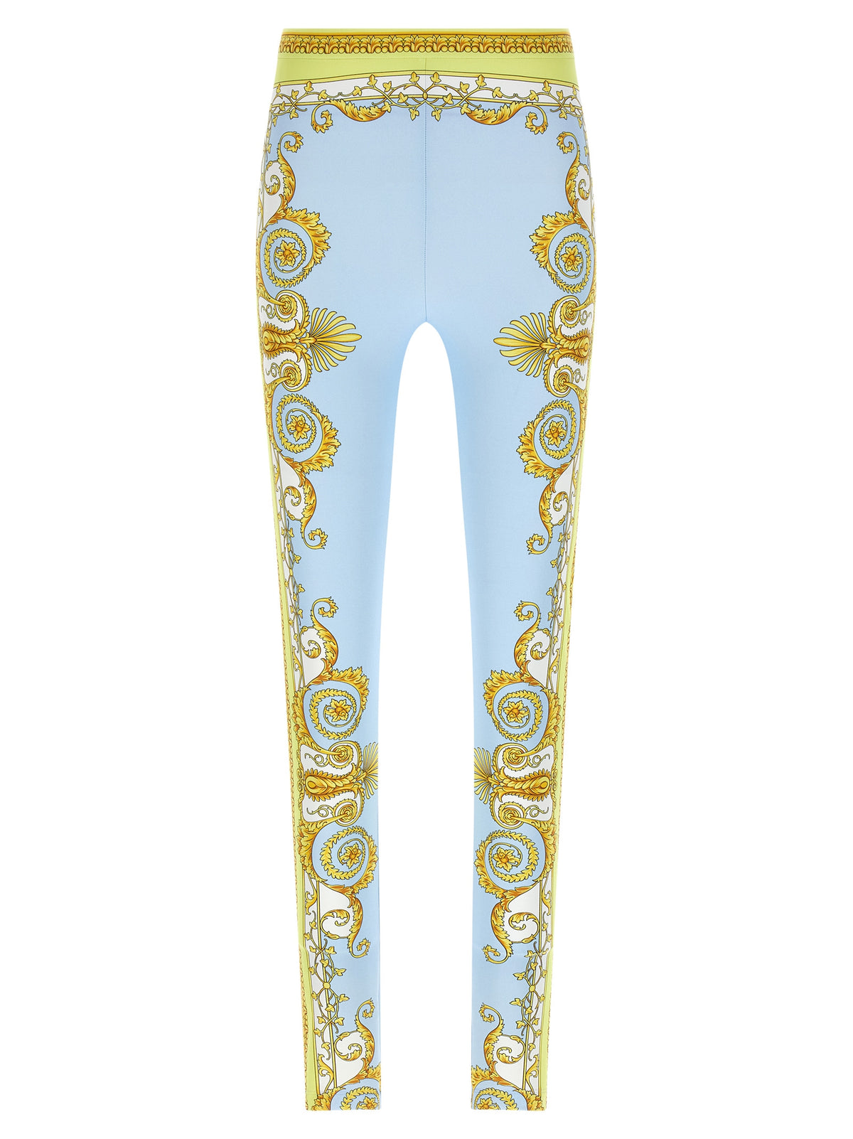 Legging Versace en nylon bleu