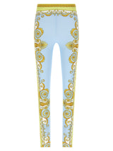 Legging Versace en nylon bleu