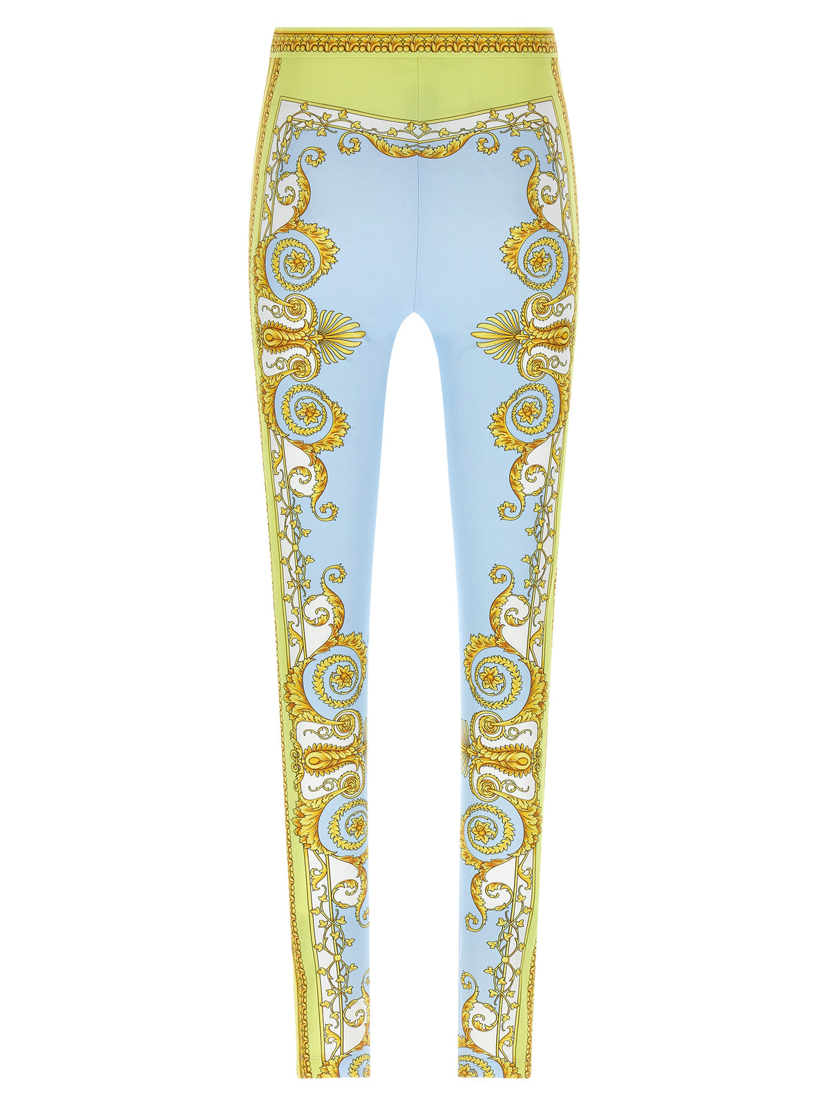 Legging Versace en nylon bleu