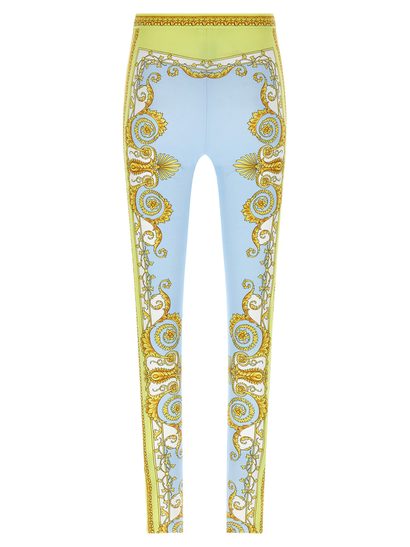 Legging Versace en nylon bleu
