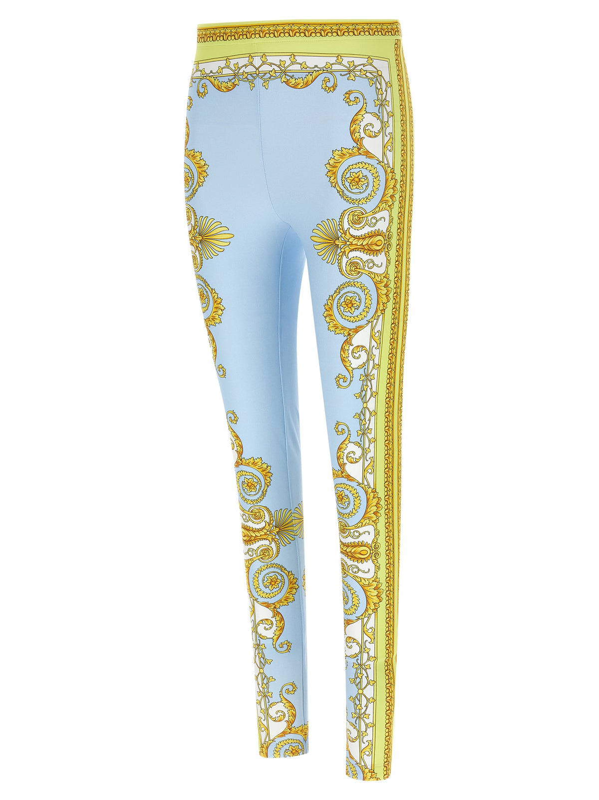 Legging Versace en nylon bleu