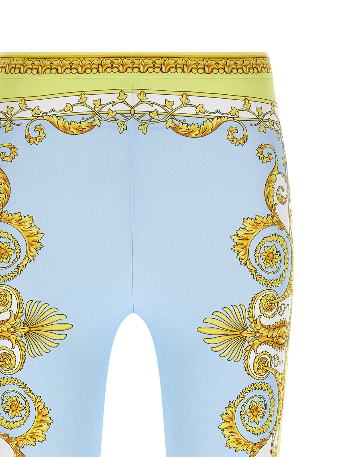 Legging Versace en nylon bleu