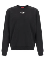 Diesel Black Cotton Sweatshirt