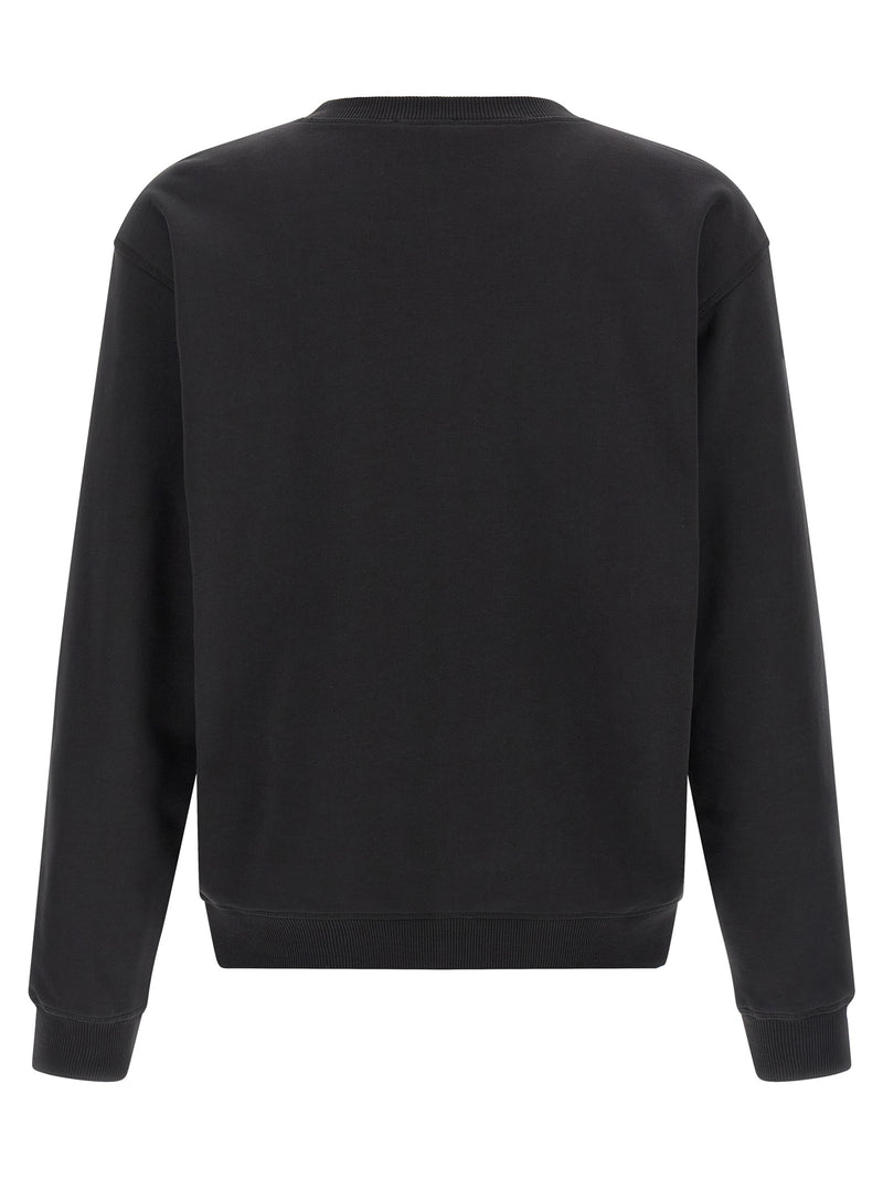 Diesel S-Norm-Iod Black Cotton Sweatshirt for Men