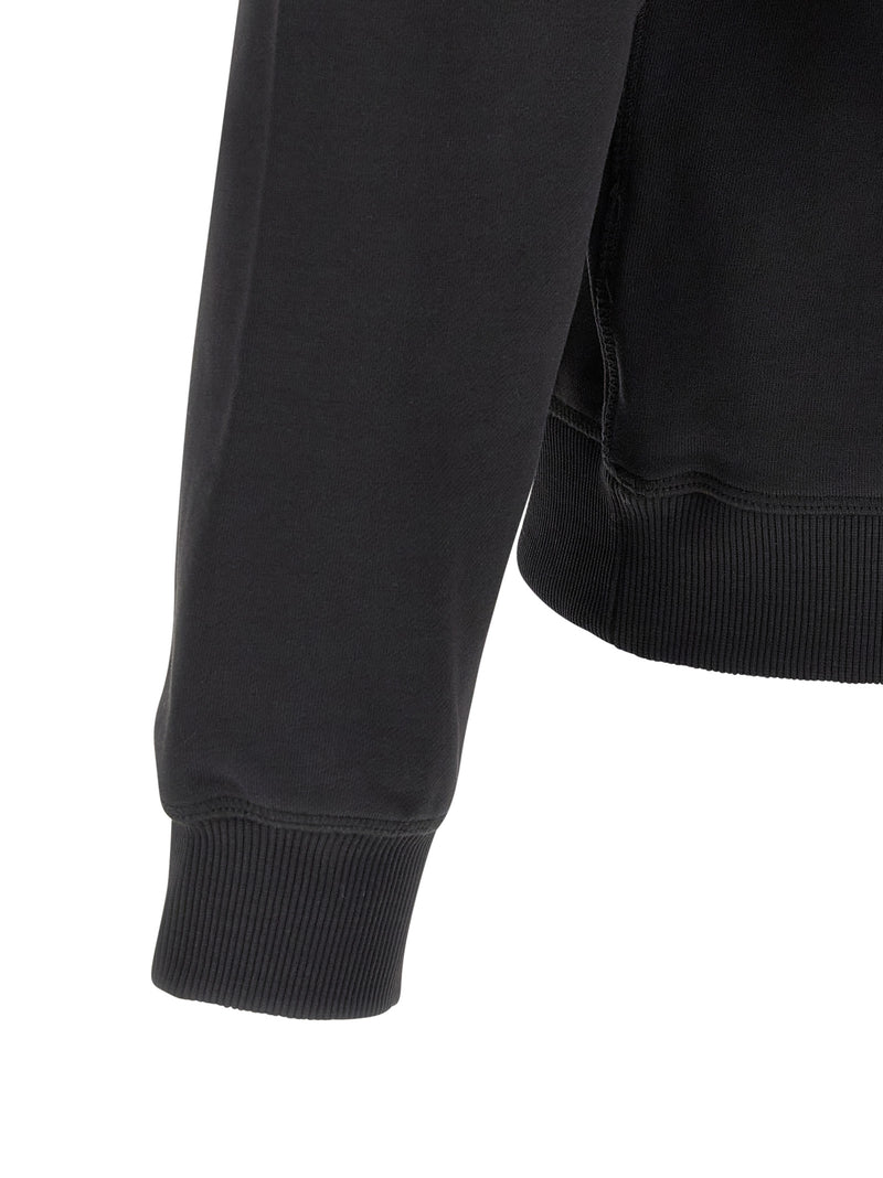 Diesel S-Norm-Iod Black Cotton Sweatshirt for Men