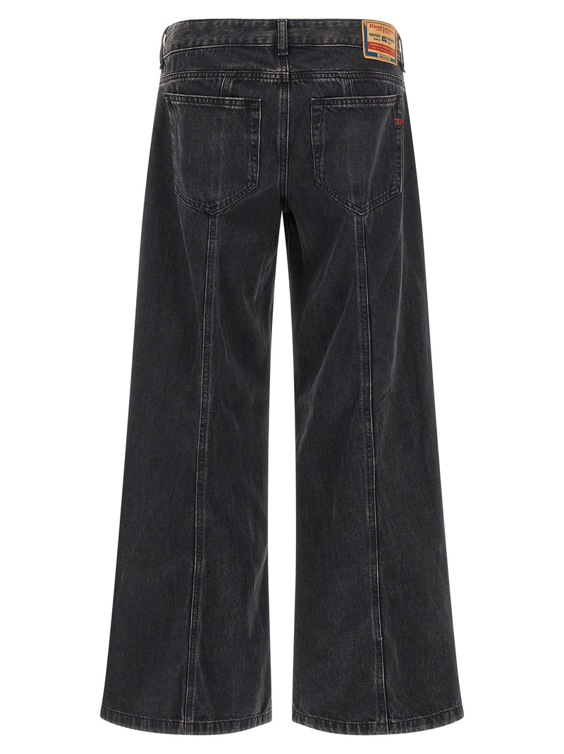 Diesel D-AKII Black Cotton Jeans Denim for Women