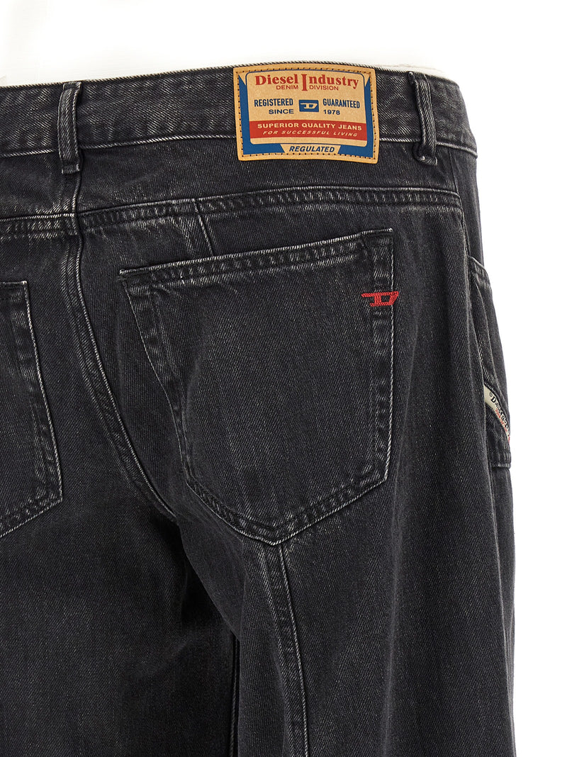 Diesel D-AKII Black Cotton Jeans Denim for Women