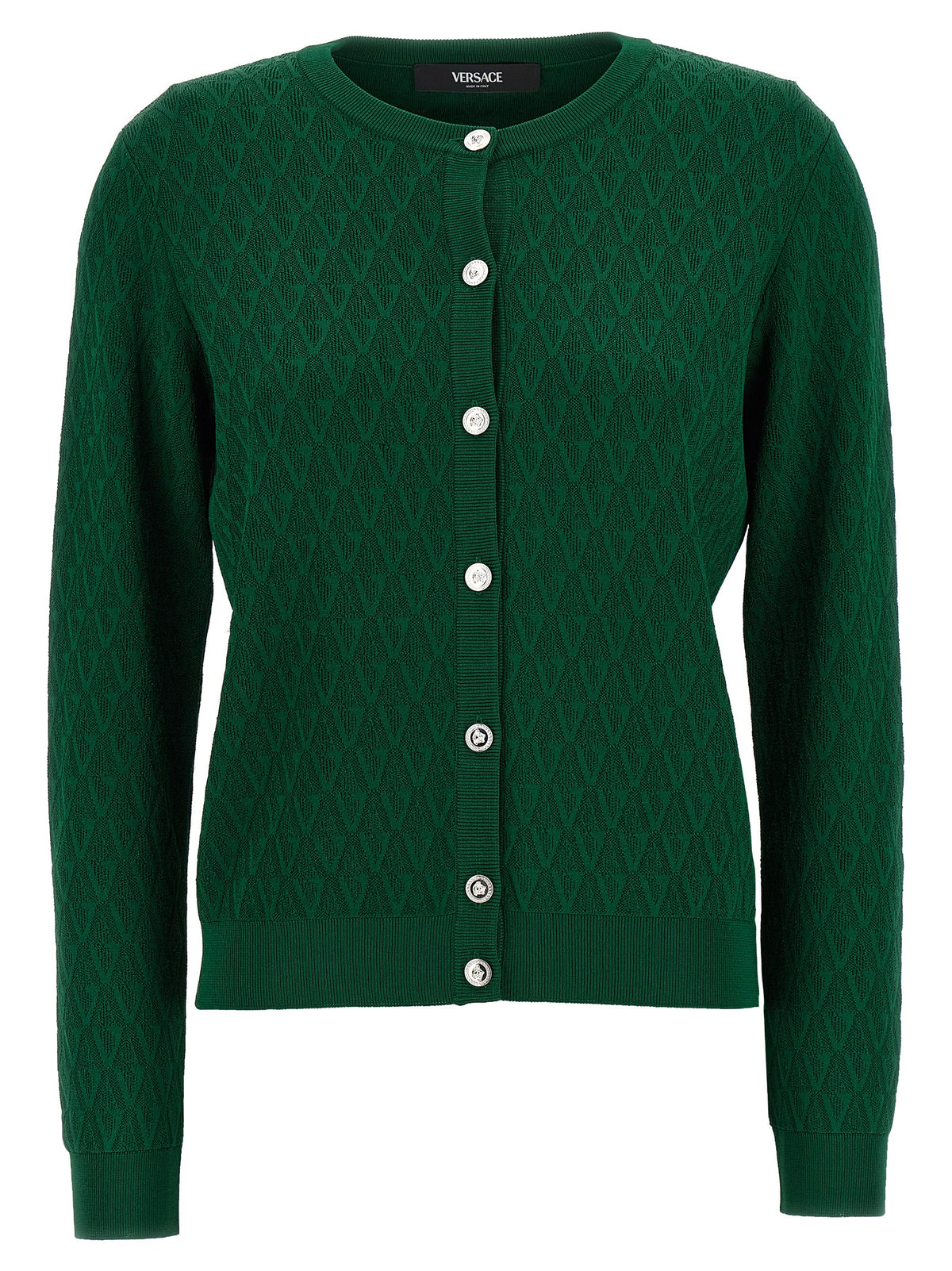 Gilet bicolore en viscose Versace