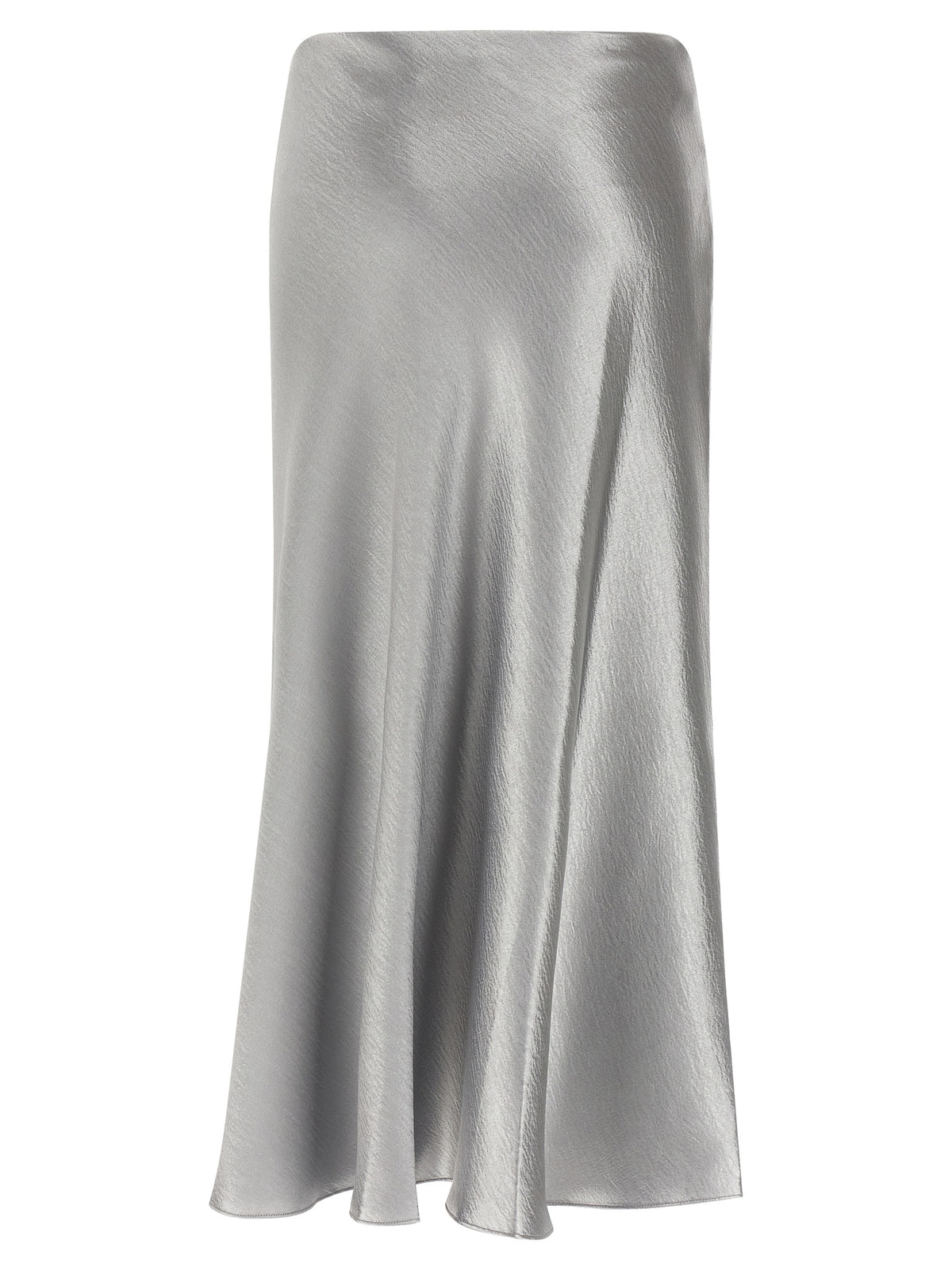 Tory Burch Gray Polyester Midi Skirt