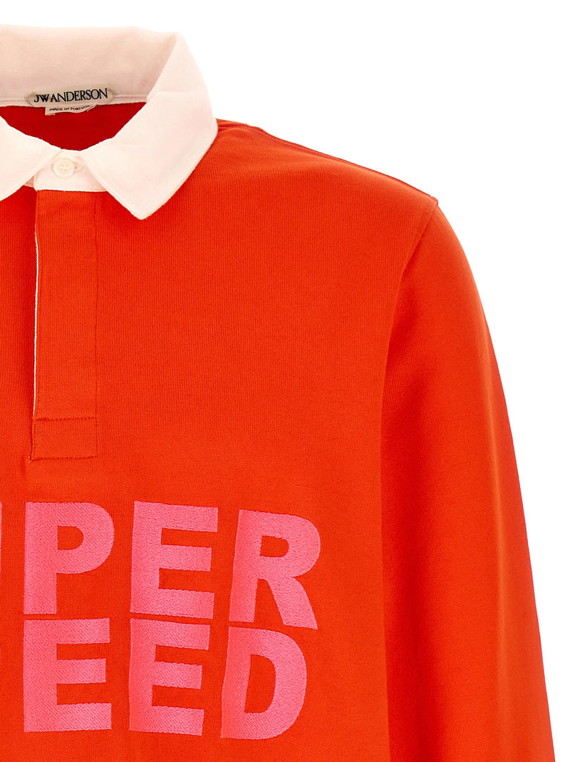 Polo en Coton Multicolore J.W.Anderson