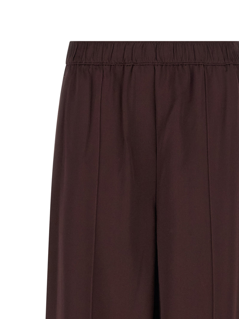Tory Burch Bordeaux Viscose Casual Pants