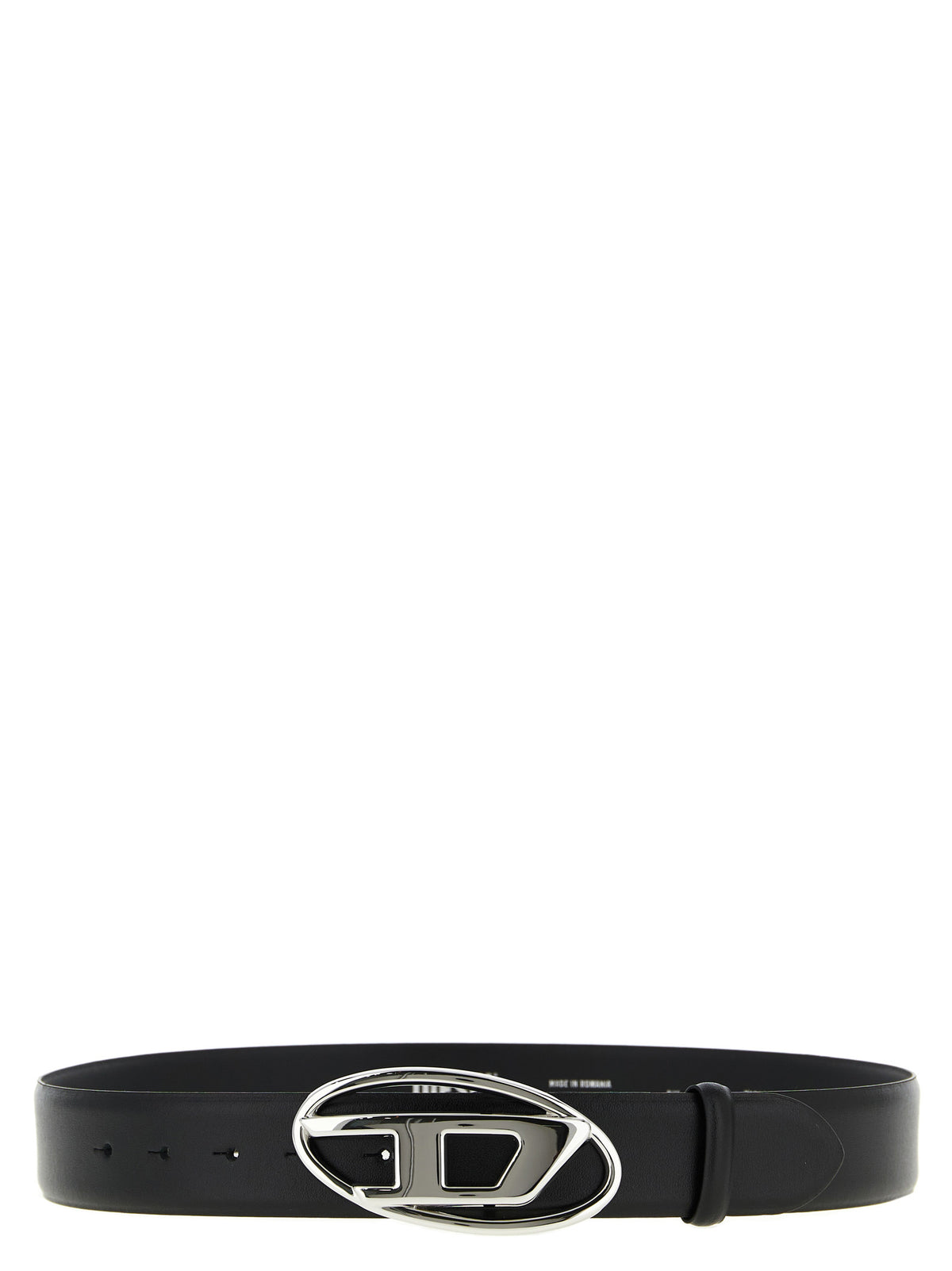 Ceinture Diesel noire en polyéthylène, taille classique