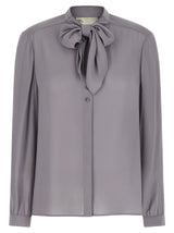 Chemisier en viscose gris Tory Burch