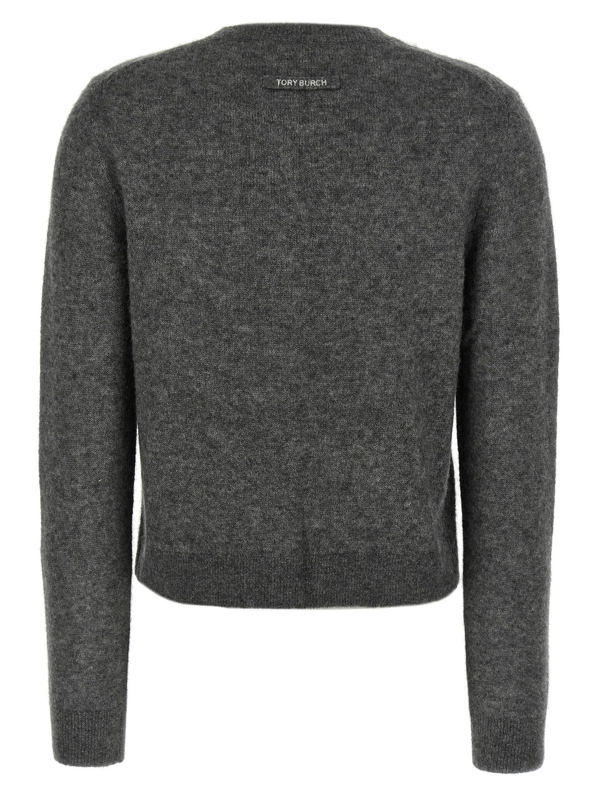 Cardigan en cachemire gris Tory Burch