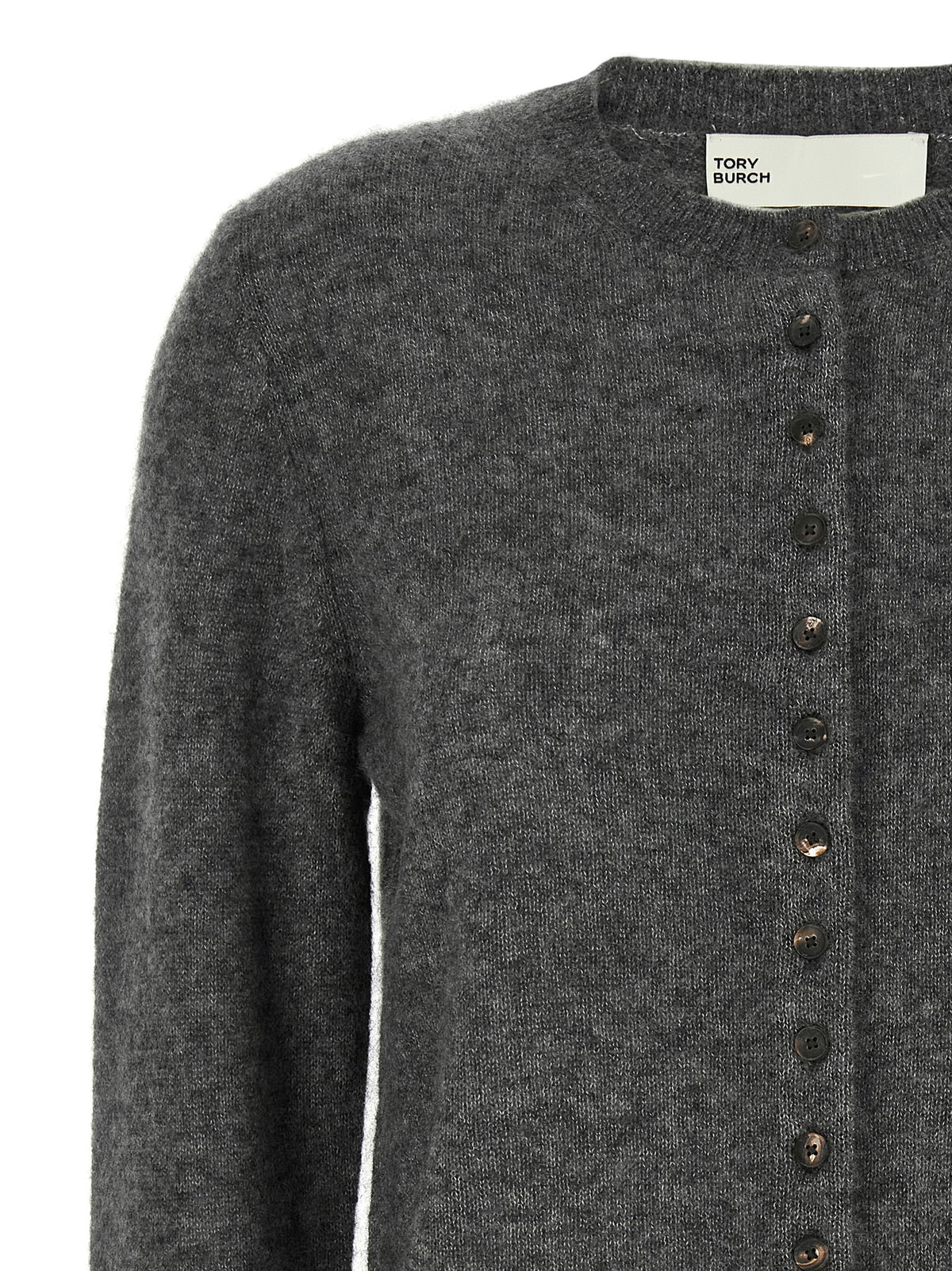 Cardigan en cachemire gris Tory Burch