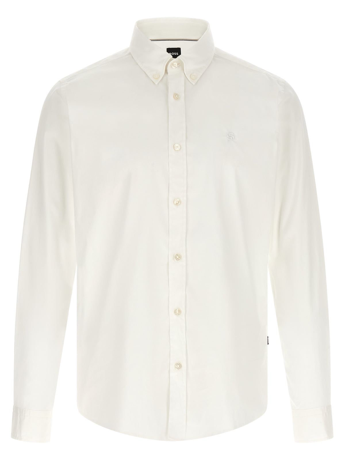 Hugo Boss H-Roan White Cotton Poplin Shirt