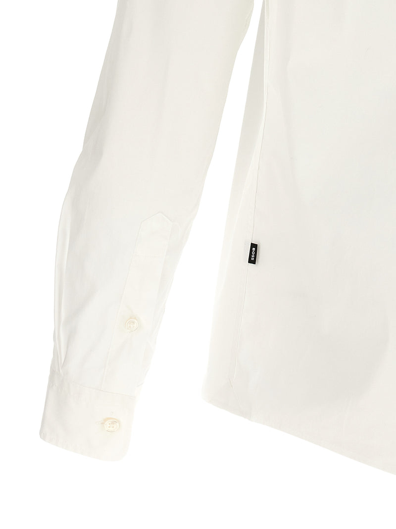 Hugo Boss H-Roan White Cotton Blouse