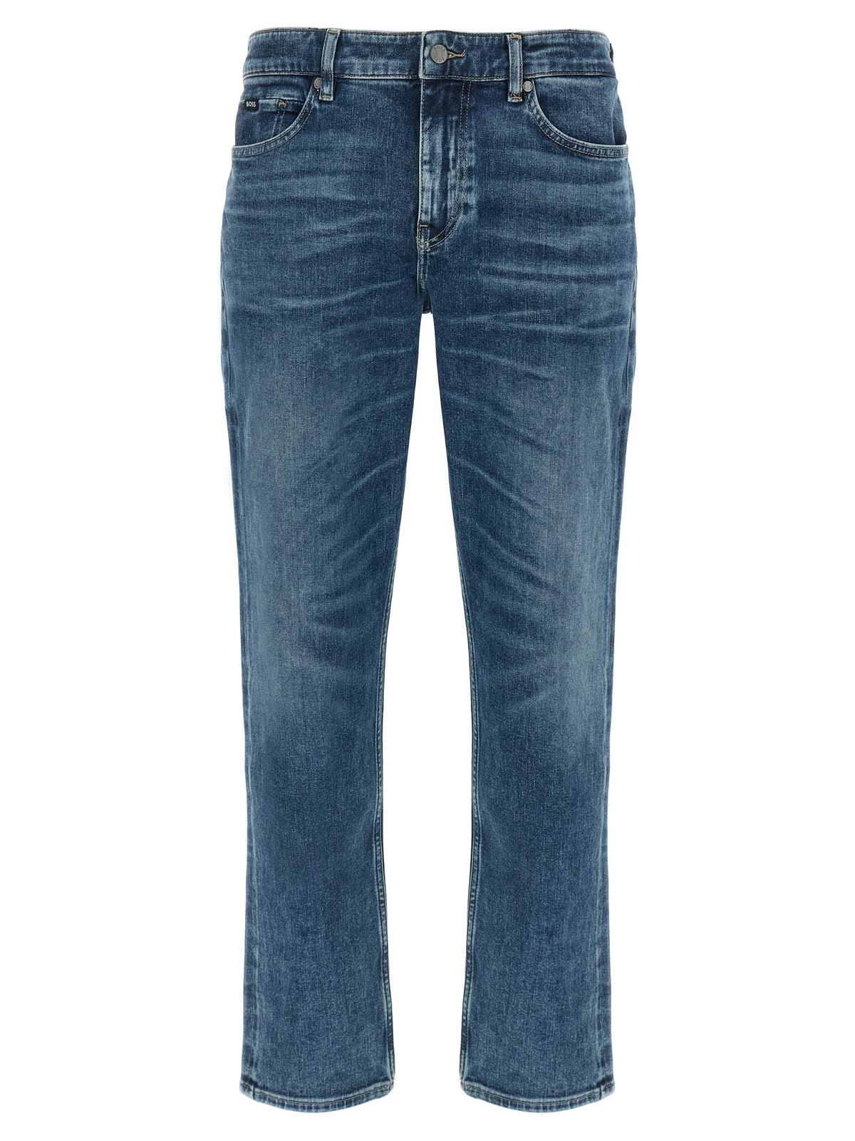 Hugo Boss C-Delaware Blue Cotton Skinny Jeans