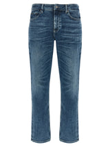 Hugo Boss C-Delaware Blue Cotton Skinny Jeans