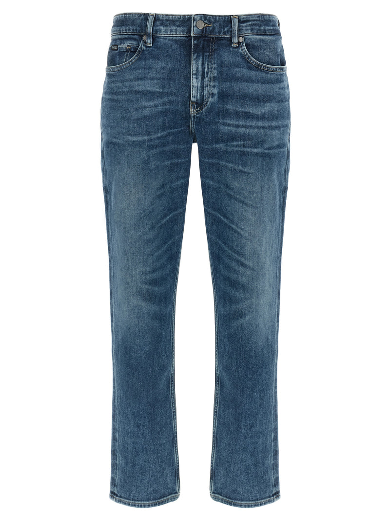 Hugo Boss C-Delaware Blue Cotton Skinny Jeans for Men