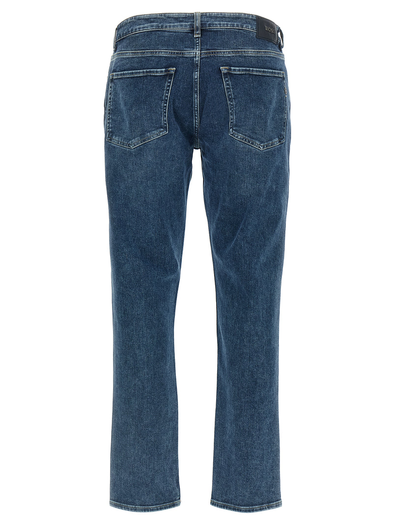Hugo Boss C-Delaware Blue Cotton Skinny Jeans for Men