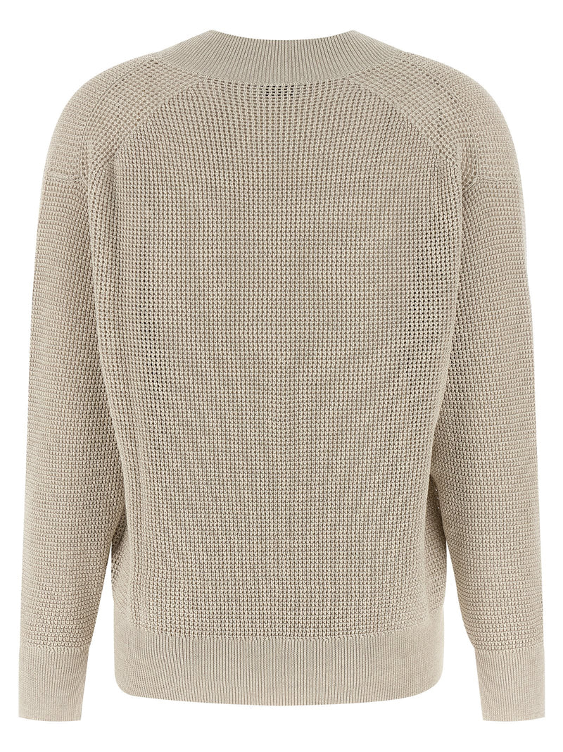 Brunello Cucinelli Beige Cotton Cardigan