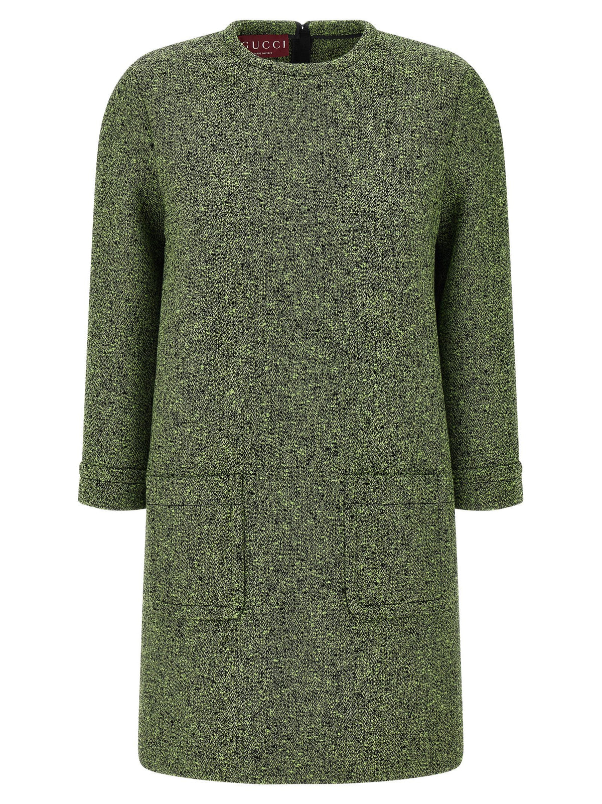 Robe Courte Bicolore En Coton Gucci