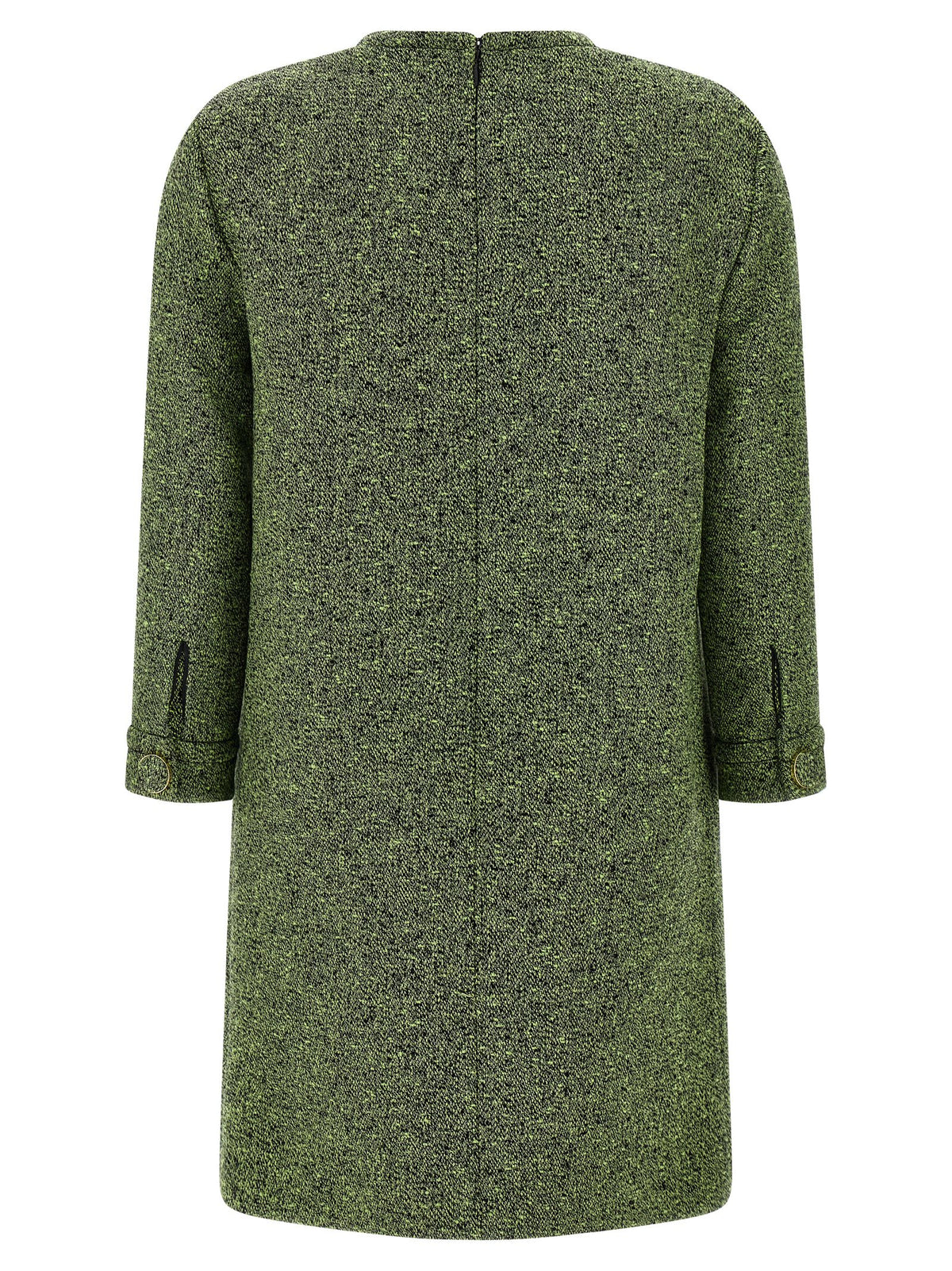 Robe Courte Bicolore En Coton Gucci