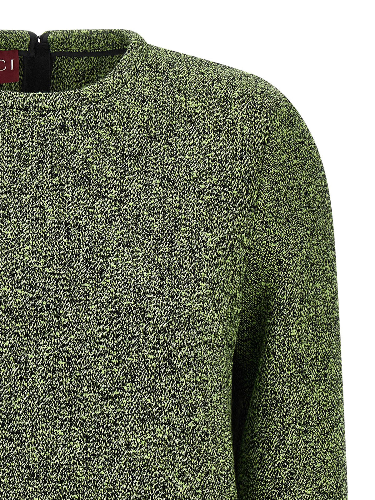 Robe Courte Bicolore En Coton Gucci