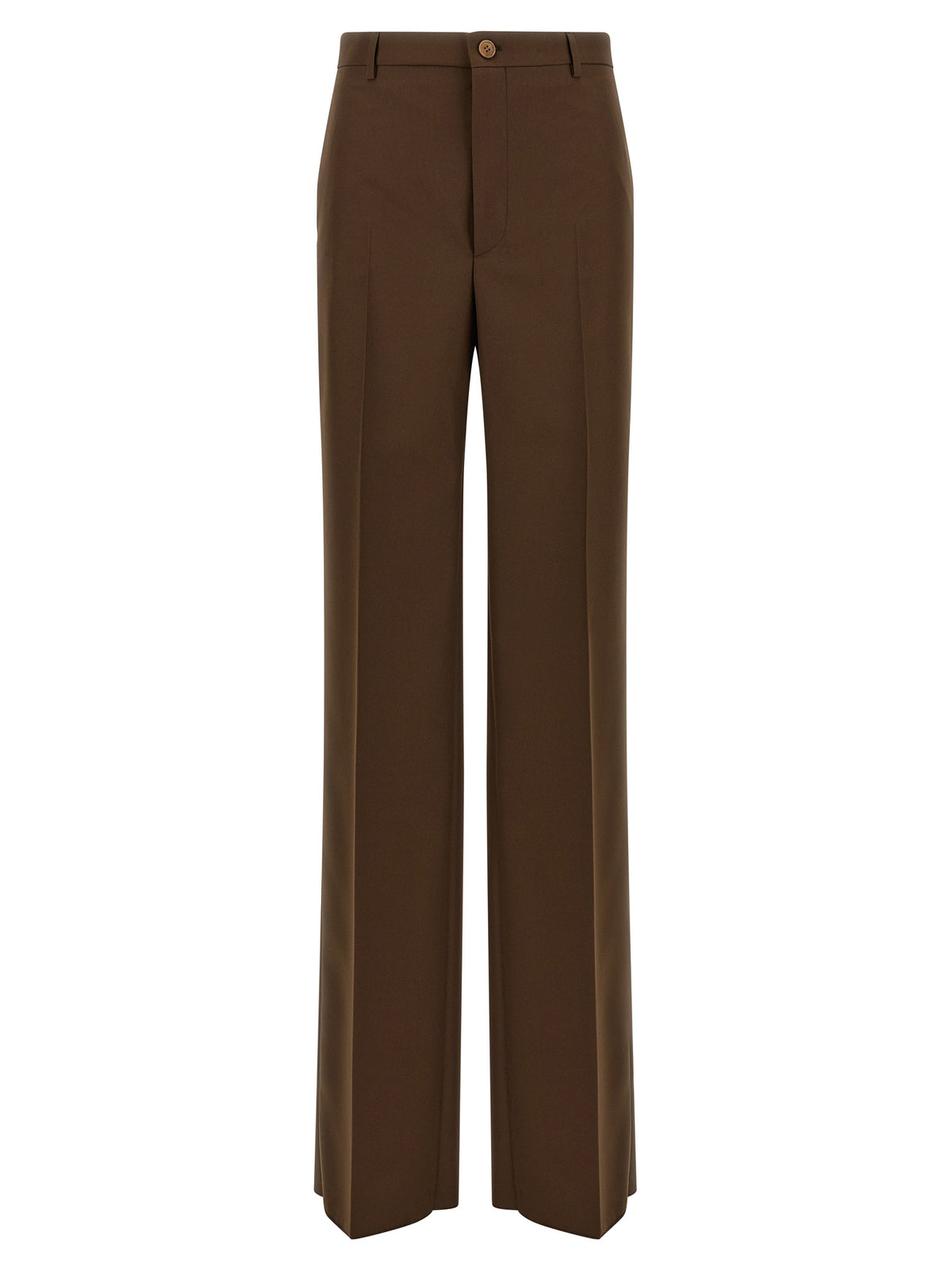 Gucci Brown Polyester Dress Pants