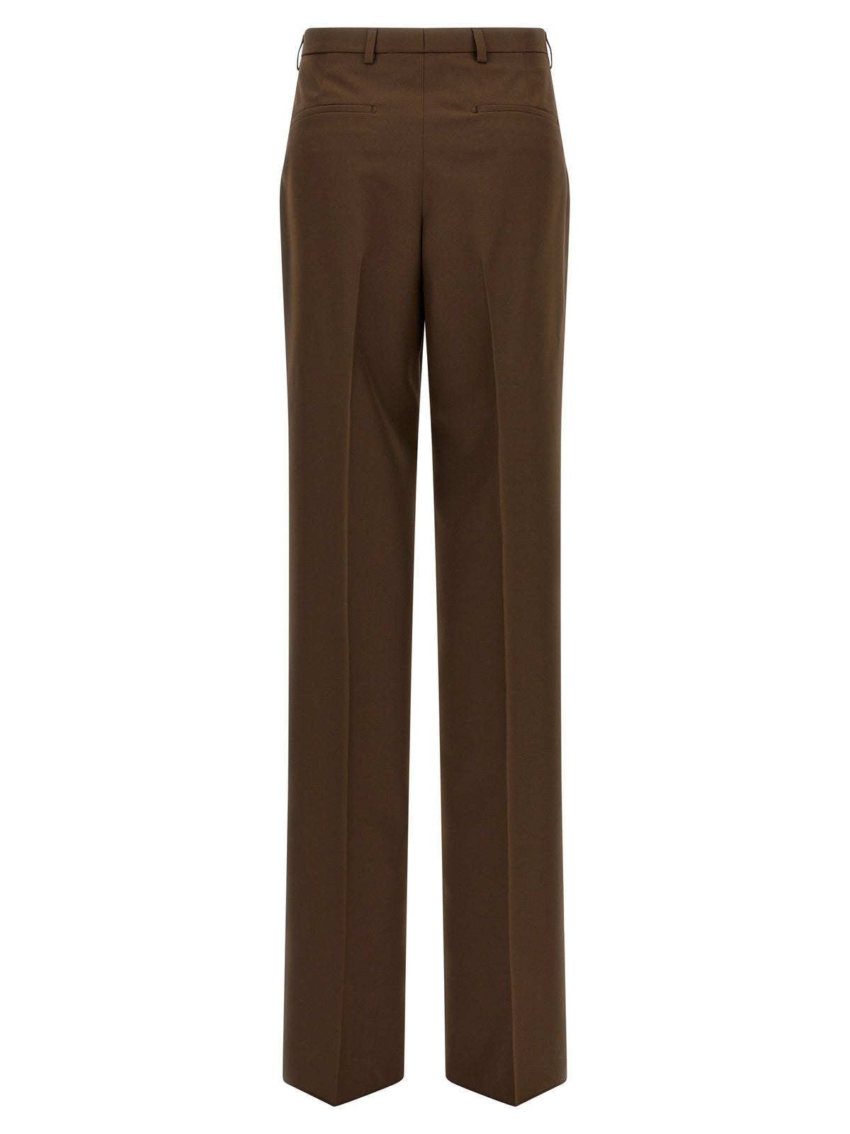 Gucci Brown Polyester Dress Pants