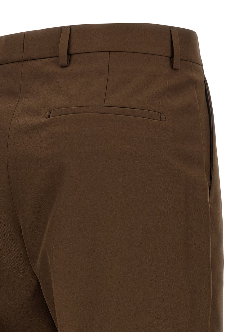 Gucci Brown Polyester Dress Pants for Women