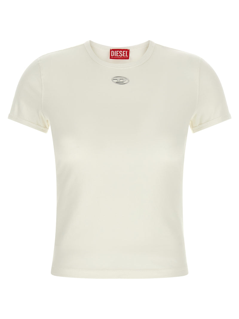 Diesel White Cotton T-Shirt