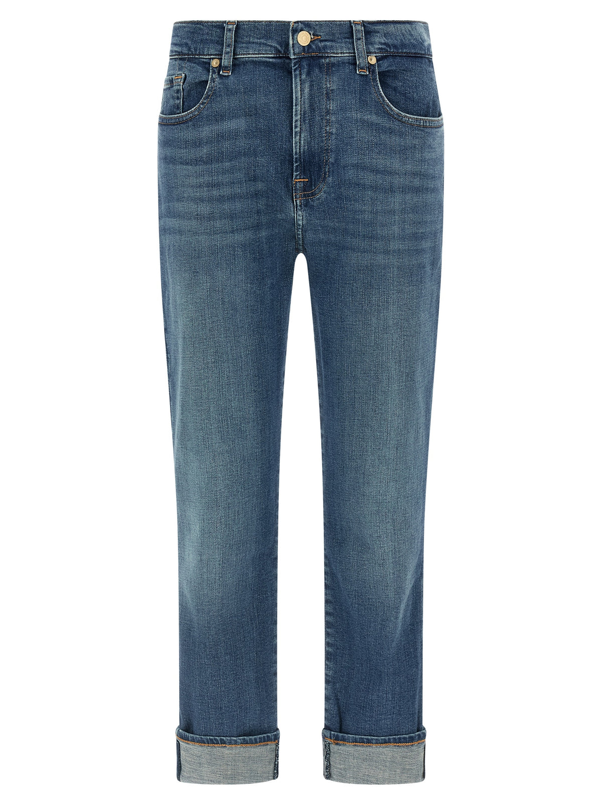 Jean en coton bleu coupe décontractée 7 For All Mankind