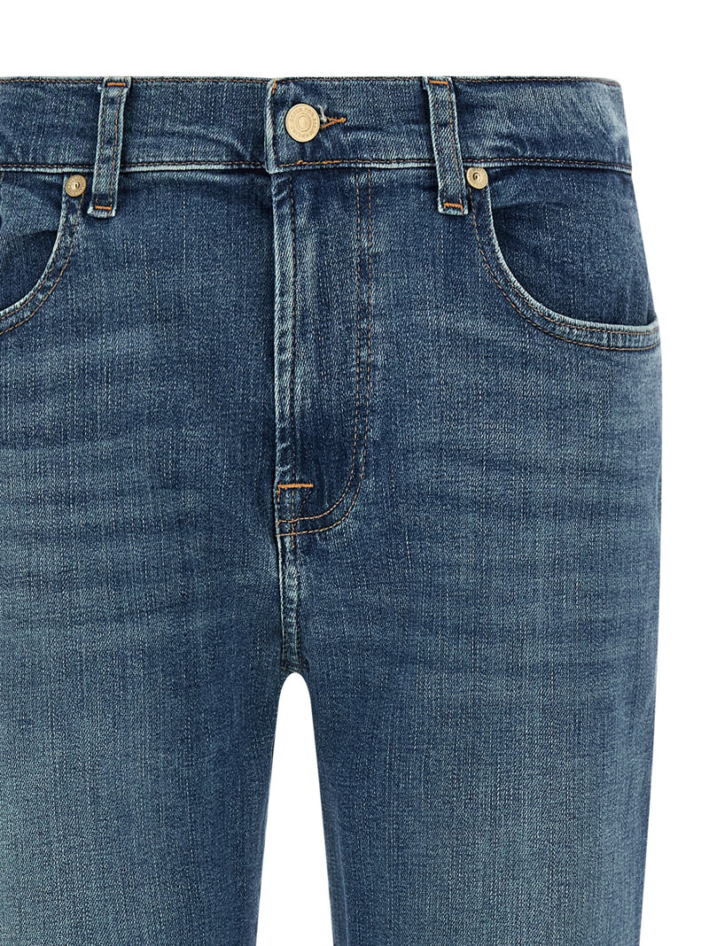 Jean en coton bleu coupe décontractée 7 For All Mankind